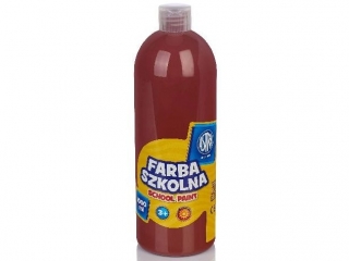 Farba szkolna Astra 1000 ml - brązowa