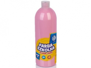 Farba szkolna Astra 1000 ml - różowa jasna