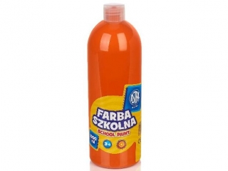 Farba szkolna Astra 1000 ml - pomarańczowa