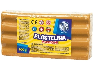 Plastelina Astra 500g pomarańczowa