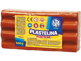 Plastelina Astra 500g czerwona