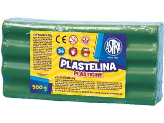 Plastelina Astra 500g zielona