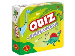 QUIZ O DINOZAURACH KIESZONKOWA GRA EDUKACYJNA