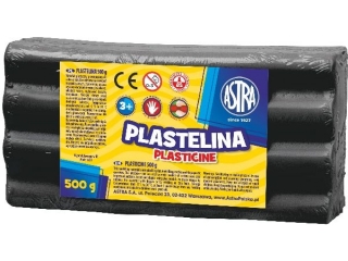 Plastelina Astra 500g czarna