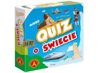 QUIZ O ŚWIECIE KIESZONKOWA GRA EDUKACYJNA