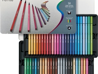 Flamaster STABILO Pen 68 etui metalowe 50 szt.