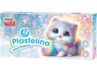 Plastelina szkolna Kotki 12 kolorów (0%)