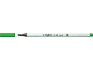 Flamaster STABILO Pen 68 brush ziele lisciowa [opakowanie=10szt]