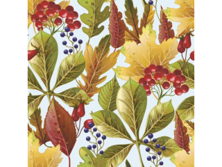 Serwetki POL-MAK Daisy Lunch 33cm 20szt. Rowanberry and Forest Leaves SDOG029801 [opakowanie=24szt]