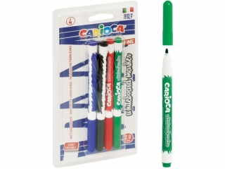 Markery tablicowe Carioca 4 kol. 43231 (sz)