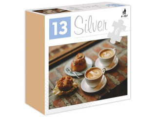 PUZZLE 6 EL. SILVER KAWA I CIASTKO