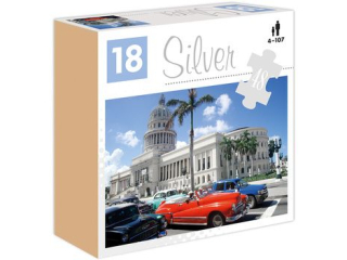 PUZZLE 48 EL. SILVER SAMOCHODY