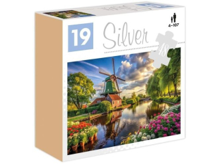 PUZZLE 48 EL. SILVER WIATRAK