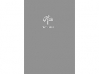 Brulion A5 linia 80k kremowy papier, "Travel book" [opakowanie=4szt]