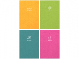 Brulion, A5 LI 80K kremowy papier 70g, ok�adka integralna p�twarda 440g [opakowanie=4szt]
