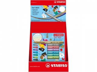 STABILO Trio Deco flamastry display 12 szt. 377/96-1