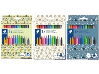 Flamaster szkolny Pattern Mix, 12 kol. w opak., Staedtler