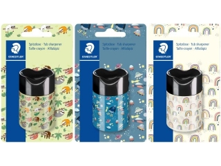 Temperówka z pojemnikiem, Pattern Mix, pojedyncza, Staedtler