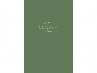 Brulion B5 kratka 80K kremowy papier, "Classy" [opakowanie=4szt]
