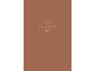 Brulion B5 kratka 80K kremowy papier, "Classy" [opakowanie=4szt]