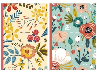 Notes Sketchxnote A5 kropkowany 48k kremowy papier "Happy journal" [opakowanie=4szt]