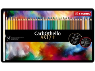 Kredka drewniana STABILO CarbOthello metalowe etui 36 szt. ARTY 1436-6