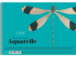 Blok do akwareli A4 20k, "Aqua"
