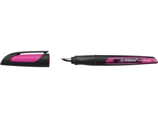 Pióro wieczne STABILO EASYbuddy czarny/magenta stalówka M