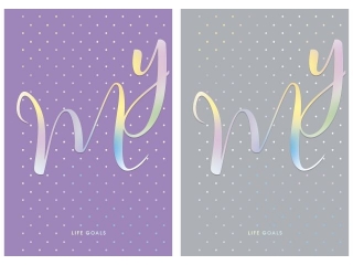 Brulion A5 linia 80k kremowy papier, "My" [opakowanie=4szt]