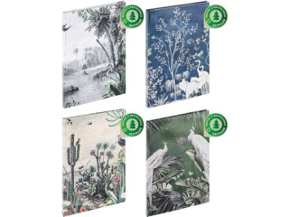 Brulion A4 96 kartek, linia, RECYKLING