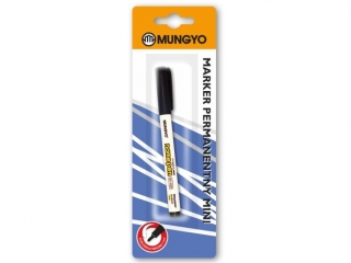 MUNGYO MARKER PERMANENTNY MINI CZARNY NA BLISTRZE