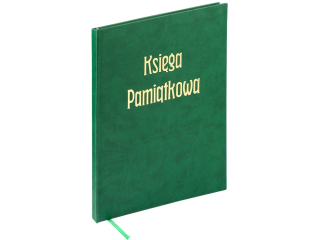 Księga pamiątkowa A4 120 kartek zielona
