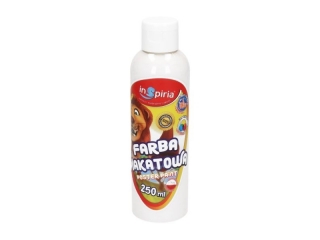 inSpiria Farba plakatowa 250ml BIAŁA