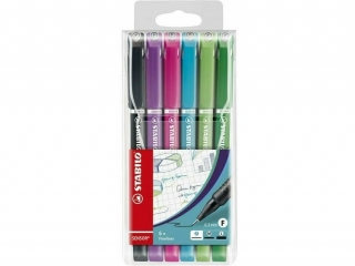 STABILO sensor cienkopis F etui z zawieszk 6 szt. 189/6-01