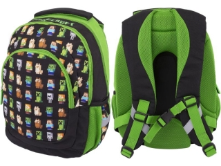 Plecak szkolny AB330, MINECRAFT MULTI CHARACTERS