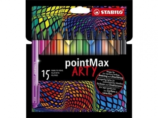 STABILO pointMAX cienkopis etui 15 szt. ARTY 488/15-1-20