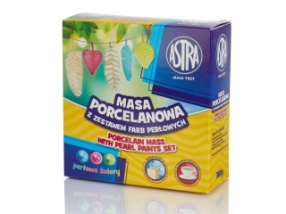 Masa porcelanowa Astra 3 kol x 10 ml farb perowych [opakowanie=12szt]
