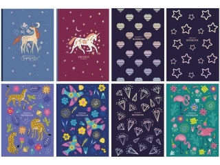 Ko�obrulion A5 kratka 96k, "Universe of magic" [opakowanie=3szt]