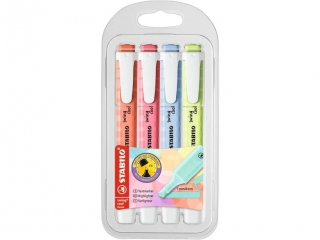 STABILO swing cool pastel etui 4 szt. nowe kolory 275/4-08-1