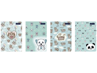 Zeszyt MO A5 16k trzy linie kolor ASTRAPAP  [opakowanie=10szt]