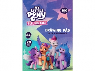 Blok rysunkowy MY LITTLE PONY A4 100g 20 ark  [opakowanie=10szt]