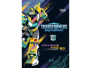 Blok rysunkowy TRANSFORMERS A4 100g 20 ark  [opakowanie=10szt]