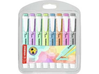 Zakreślacz STABILO swing cool pastel etui 8 szt. (z nowymi kolorami 2022)