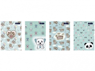Teczka z gumk ASTRAPAP A4 "Pastel animals" [opakowanie=10szt]