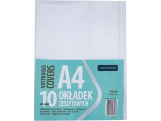 Okadka zeszytowa ASTRAPAP A4 bezbarwna - zestaw 10 szt