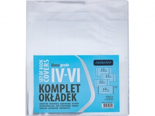 Uniwersalny komplet okładek ASTRAPAP do klas IV-VI