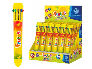 Dugopis zapachowy wielokolorowy 10w1 ASTRA FRUTOS - 24 szt. display [opakowanie=24szt]