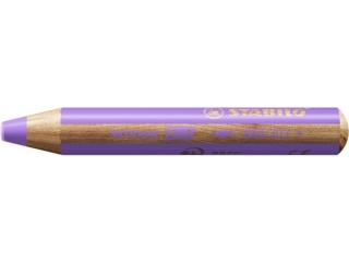 Kredka drewniana STABILO woody 3 w 1 pastelowa lila [opakowanie=5szt]