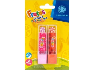 Gumka zapachowa w kształcie szminki ASTRA FRUTOS - 2 szt. blister (6%)