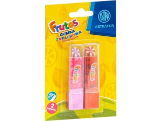 Gumka zapachowa w ksztacie szminki ASTRA FRUTOS - 2 szt. blister (6%)